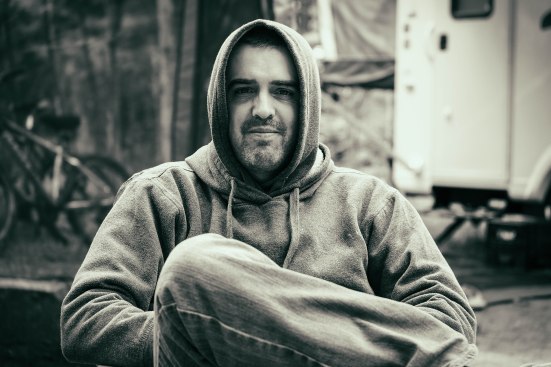 me, freezing at camp in mid June.......