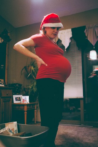 a  very pregnant santa - xpro1 - 23/1.4